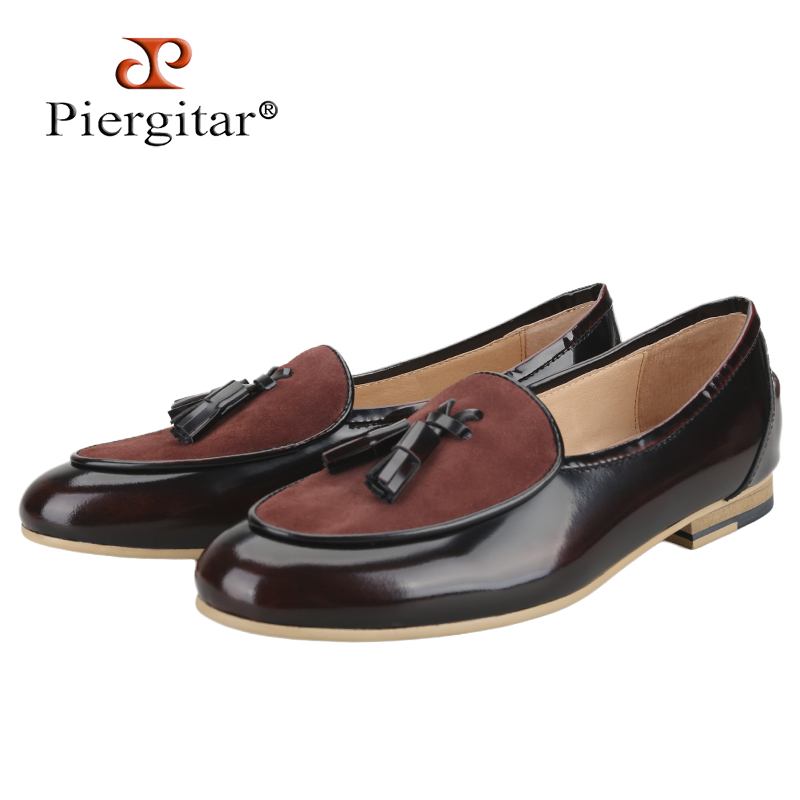 Leather Shoe Polish - Piergitar Merk Handgepolijste lederen instappers met